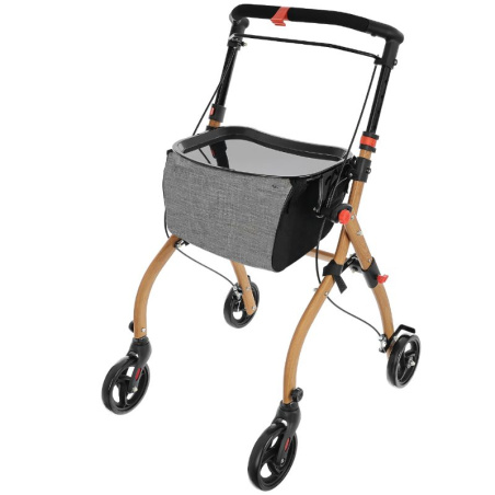 Rollators ar 4 riteņiem AT51040, svara izturība 108kg