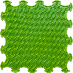 Paklājs ORTOTO Puzzle Mat Grass, krāsa gaiši zaļa, 30x30cm