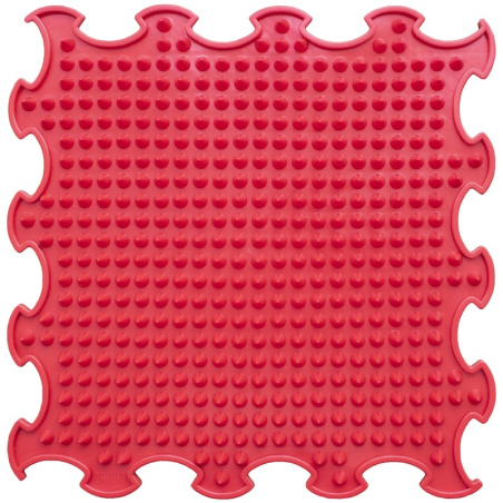 Paklājs ORTOTO Puzzle Mat Spikes, krāsa zemeņu sarkana, 30x30cm