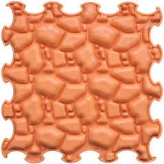 Paklājs ORTOTO Puzzle Mat Stones, krāsa atlantijas laškrāsa, 30x30cm