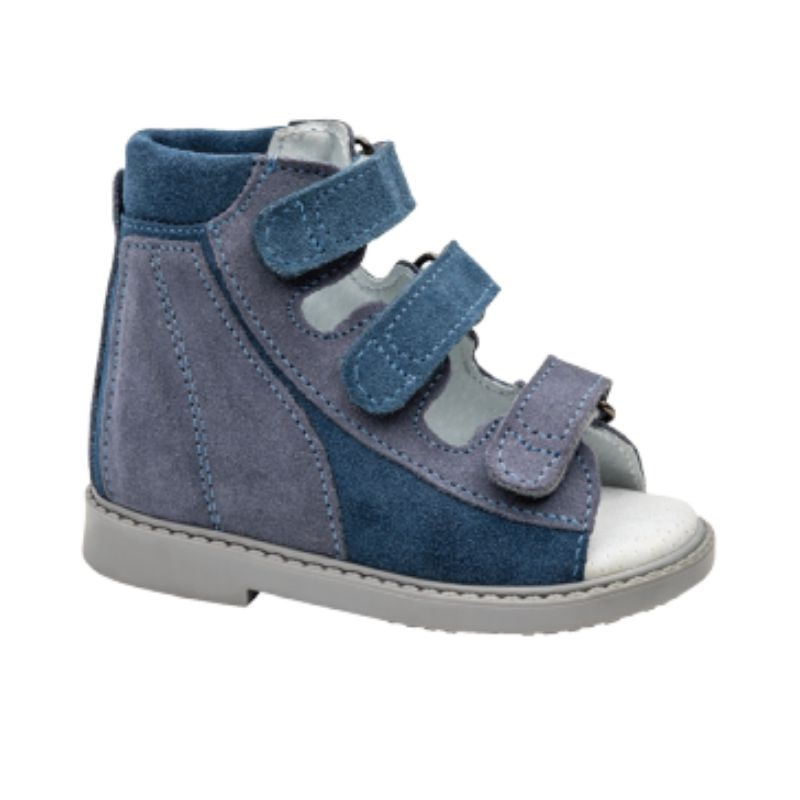 Apavi T-537, ortopēdiskie, ar augstu kapi, zila krāsa