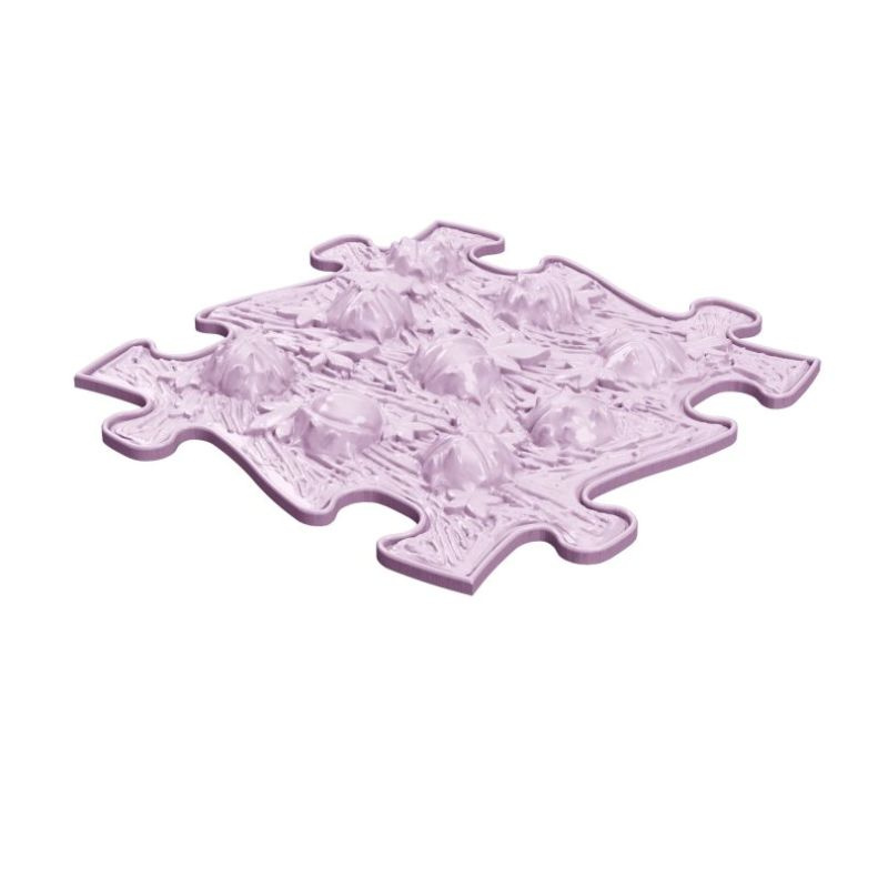 Paklājs Muffik Puzzle - Chestnuts (stingrs), krāsa ceriņu, 30x30cm